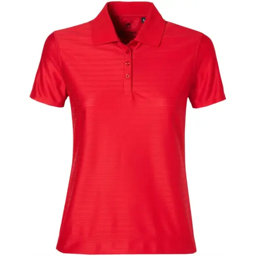 Ladies Oakland Hills Golf Shirt Red